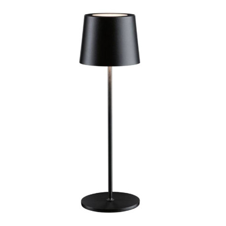Lampe rechargeable Gilo Paulmann - 2700K - 2,8W - Dimmable - Noir mat