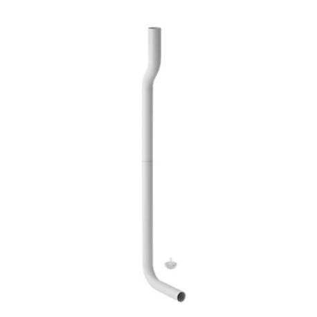 Tuyau de chasse 90° Geberit - Ø 50mm - Blanc