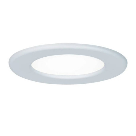 Panneau LED encastré Quality Panel Paulmann - Rond - Ø 115mm - 6W - 4000K - IP44 - Blanc
