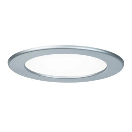 Panneau LED encastré Quality Panel Paulmann - Rond - Ø 170mm - 12W - 4000K - IP44 - Chrome mat