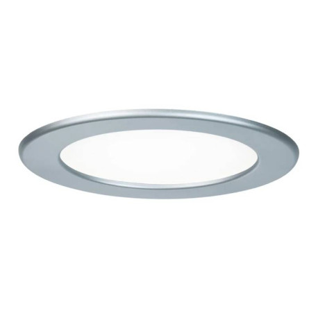 Panneau LED encastré Quality Panel Paulmann - Rond - Ø 170mm - 12W - 4000K - IP44 - Chrome mat