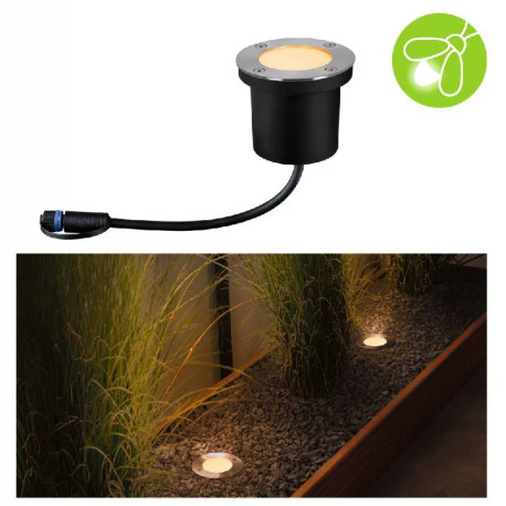 Encastré de sol Floor Paulmann - Plug & Shine - Rond - 2200K - 4,5W - IP67