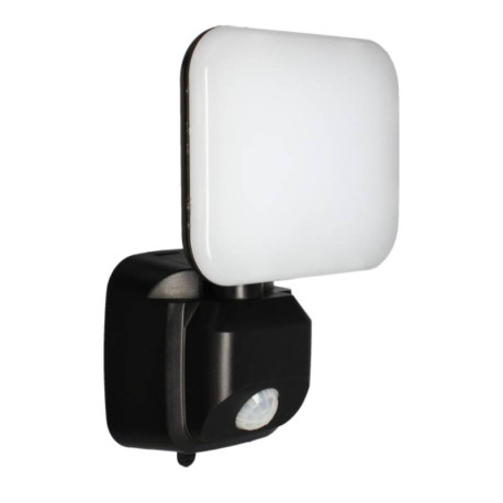 Projecteur solaire NUX Arlux - 16W - 4000K - 1100lm - IP44 - Noir - Avec détecteur IR