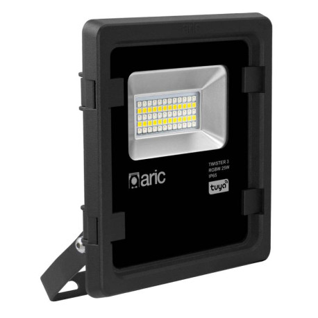 Projecteur extérieur LED TWISTER 3 Tuya Aric - 24W - RGBW - Wifi - Noir
