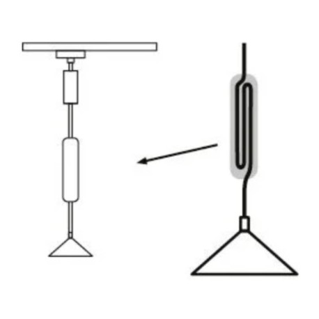 Adaptateur de suspension Urail Paulmann - Noir mat