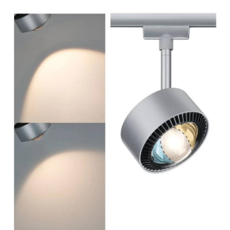 Spot LED Aldan URail Paulmann - 8W - Dimmable - Chrome mat