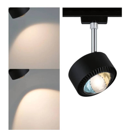 Spot LED Aldan URail Paulmann - 8W - Dimmable - Noir mat
