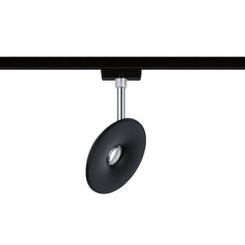 Spot sur rail Sphere URail Paulmann - 7.4W - 2700K - Dimmable - Noir mat/chrome