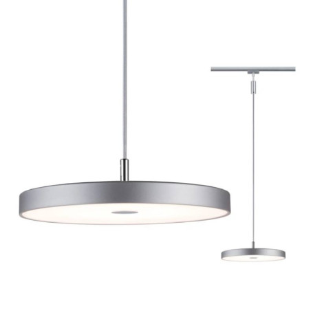 Suspension LED Hildor URail Paulmann - 3000K - 15W - Dimmable - Chrome mat