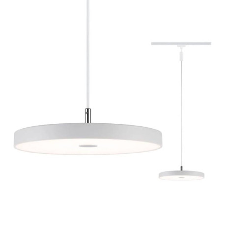 Suspension LED Hildor URail Paulmann - 3000K - 15W - Dimmable - Blanc