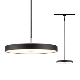 Suspension LED Hildor URail Paulmann - 4000K - 15W - Dimmable - Noir mat