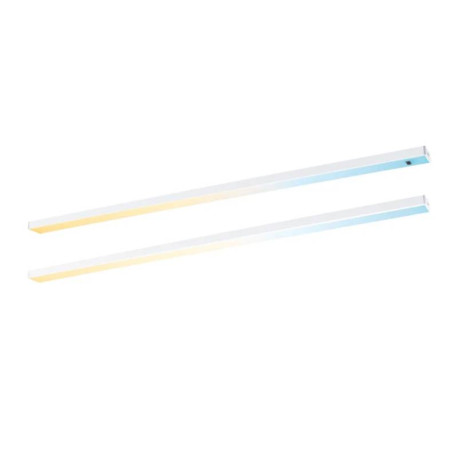 Éclairage sous-meubles LED Inline Paulmann - Kit d'extension - Dimmable - 2x4W - L.350mm - Blanc