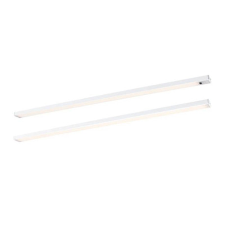 Éclairage sous-meubles LED Inline Paulmann - Kit d'extension - 2x6W - L.550mm - Blanc