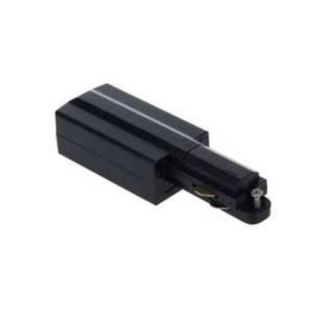 Alimentation gauche pour rail TRACK UNO Indigo - 230V - IP20 - Noir