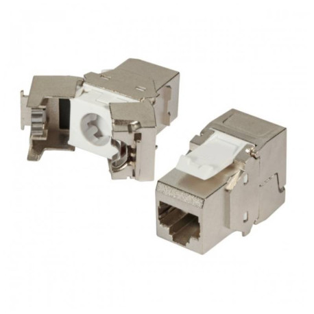 Embase RJ45 Keystone UPTEC - CAT6 FTP - À sertissage rapide