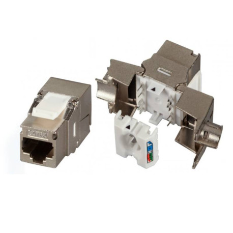 Embase RJ45 Keystone UPTEC - CAT6A FTP - À sertissage rapide