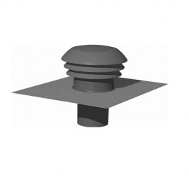 Chapeau de toiture plastique CPR125 - ø125 mm - Ardoise