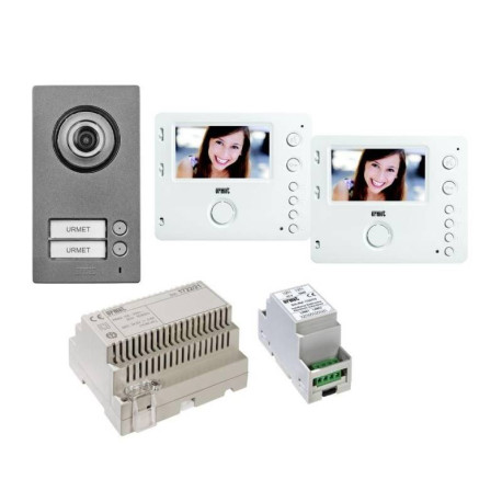 Kit portier video Mini Note 2 Urmet - 2 Logements