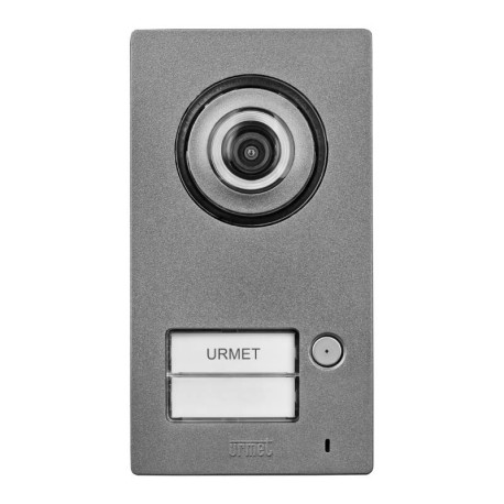 Platine de rue Mikra 2 pour kit vidéo mini note Urmet - Gris