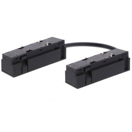 Connexion électrique pour rail TRACK 48VDC SURFACE Indigo - Avec câble - Noir mat