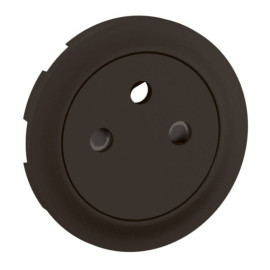 Enjoliveur Céliane pour prise 2P+T Legrand - Surface Confort - Noir