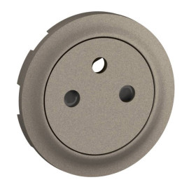 Enjoliveur Céliane pour prise 2P+T Legrand - Surface Confort - Titanium