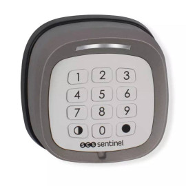 Clavier à code sans fil SCS Sentinel - Pour motorisation de portail - IP55 - 433.92 MHz - Gris