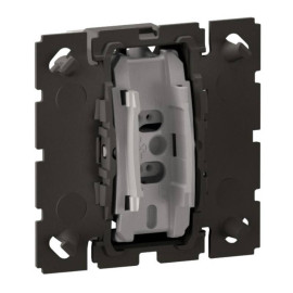 Poussoir inverseur NO+NF Céliane Legrand - 6A - 250V~
