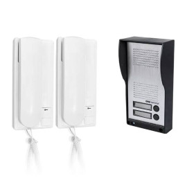 Kit interphone audio filaire SCS Sentinel - 2 logements