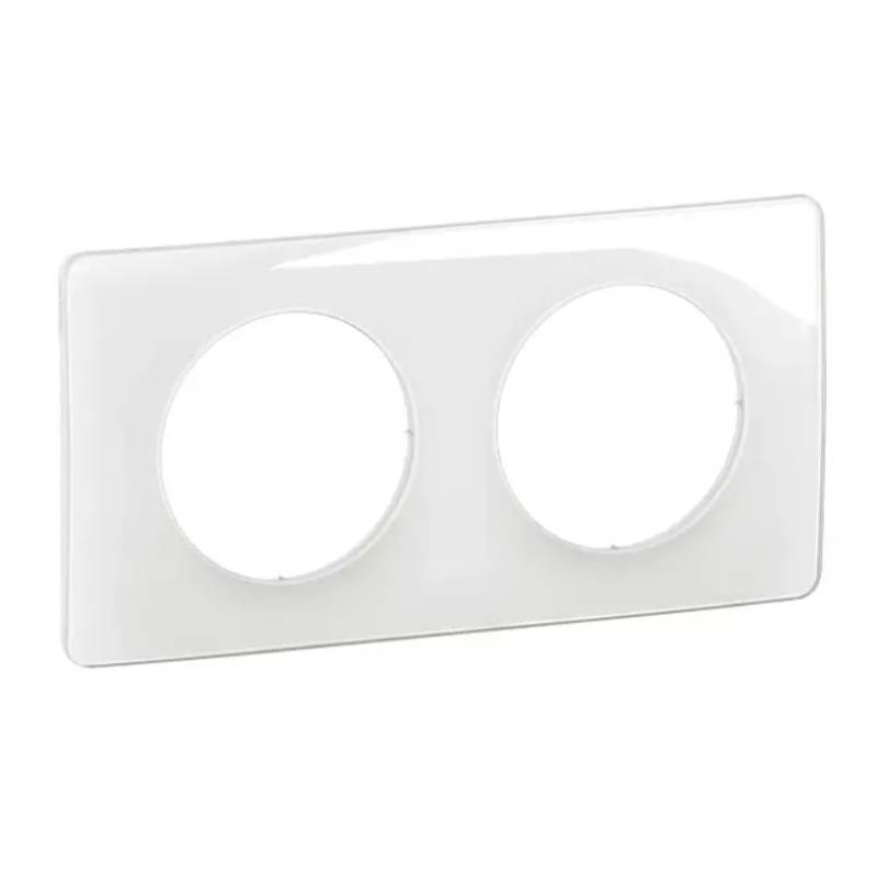 Plaque céliane - 3 postes - galet - legrand 066613 | Leroy Merlin