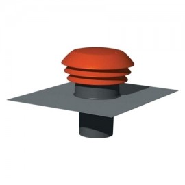 Sortie de toiture CPR 125 R - ø 125mm - Rouge