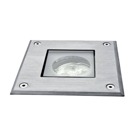 Spot de sol encastré Aquasol Mini C Aric - Carré - 3X1W - IP67 - LED blanches - Aluminium
