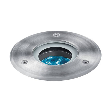 Spot de sol encastré Aquasol Mini R Aric - Rond - 3X1W - IP67 - LED bleues - Aluminium