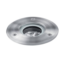 Spot de sol encastré Aquasol Mini R Aric - Rond - 3X1W - IP67 - LED blanches - Aluminium