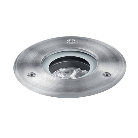 Spot de sol encastré Aquasol Mini R Aric - Rond - 3X1W - IP67 - LED blanches - Aluminium