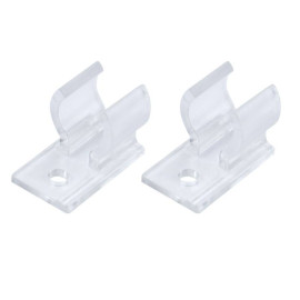Lot de 2 clips de fixation Aric - pour LUMIRAI/ MODULED - Plastique