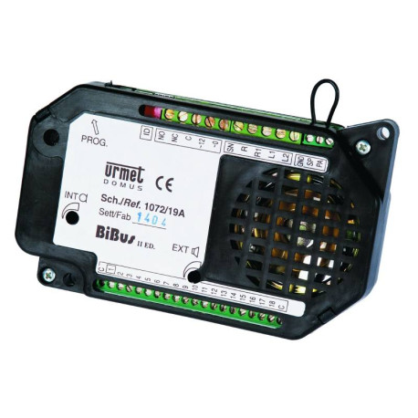 Digitalisateur BIBUS pour 18 touches d’appel Urmet - Micro + HP amplifié - Plastique - Noir