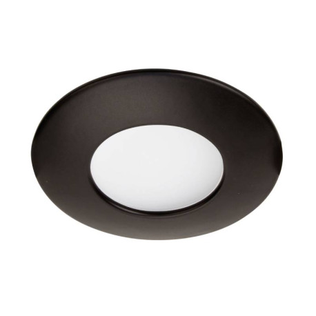 Spot LED encastrable Aquaflat Aric - 6W - 3CCT 2700/3000/4000K - Rond - Noir
