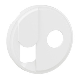 Enjoliveur Céliane pour prise TV et RJ45 Legrand - Blanc
