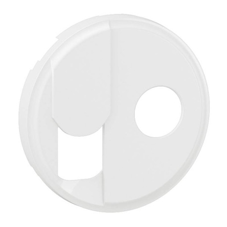 Enjoliveur Céliane pour prise TV et RJ45 Legrand - Blanc