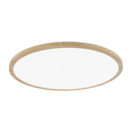 Panneau LED Atria Shine Backlight Paulmann - Rond - 22W - Ø420mm - 4000K - IP44 - Bois