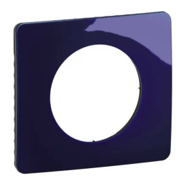Plaque de finition Céliane Legrand - 1 poste - Bleu de Four