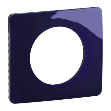 Plaque de finition Céliane Legrand - 1 poste - Bleu de Four