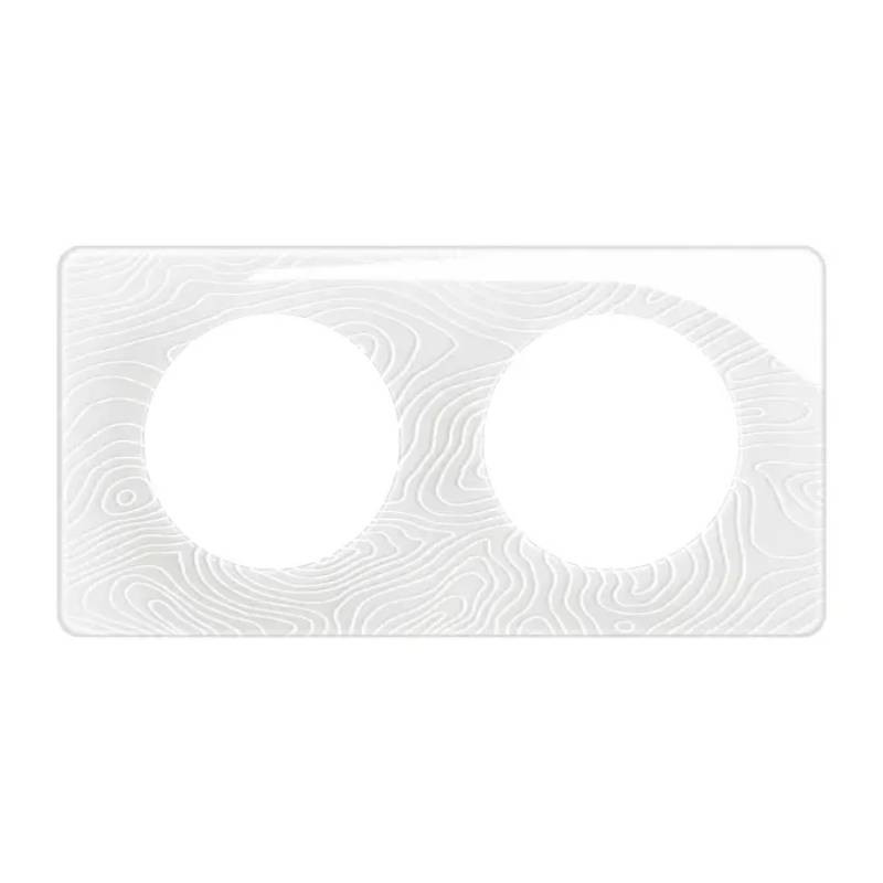 Plaque De Finition Legrand Céliane 2 X 2 Postes Blanc - Réf. 068608 Occasion