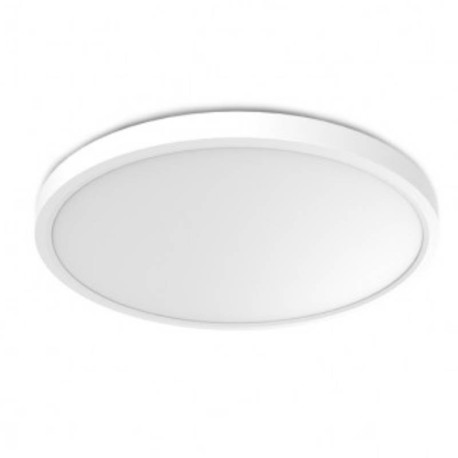 Plafonnier LED Tri CCT Luna II Miidex - 32W - Ø400mm - 3000K / 4000K / 6000K - Blanc