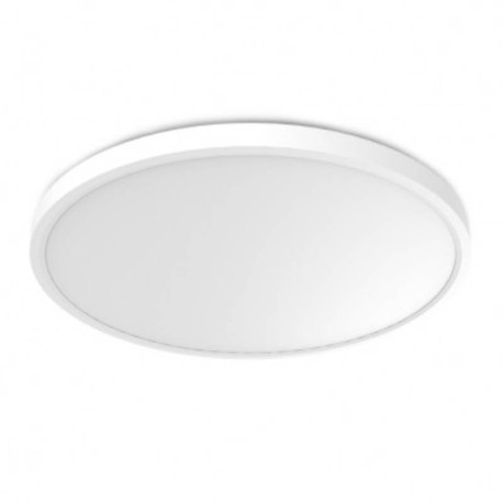 Plafonnier LED Tri CCT Luna II Miidex - 36W - Ø500mm - 3000K / 4000K / 6000K - Blanc