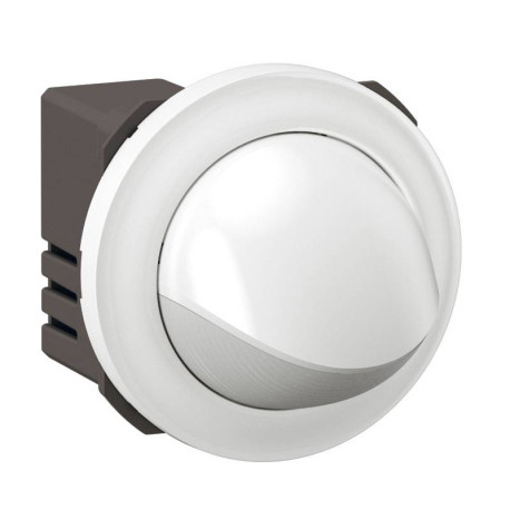 Enjoliveur Chromé Interrupteur Legrand MISTRAL Azur – Large, Ancien Stock