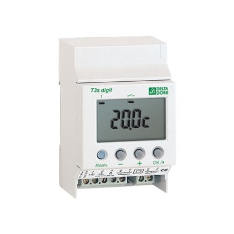 Thermostat modulaire tout ou rien T2S+2C DIGIT - 2 consignes - 2 sorties