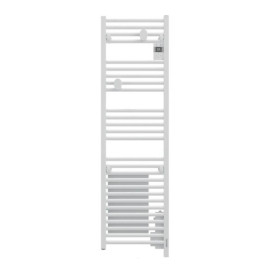 Sèche-serviettes étroit soufflant Atlantic Doris - 500 + 1000W - WI-FI - Blanc carat