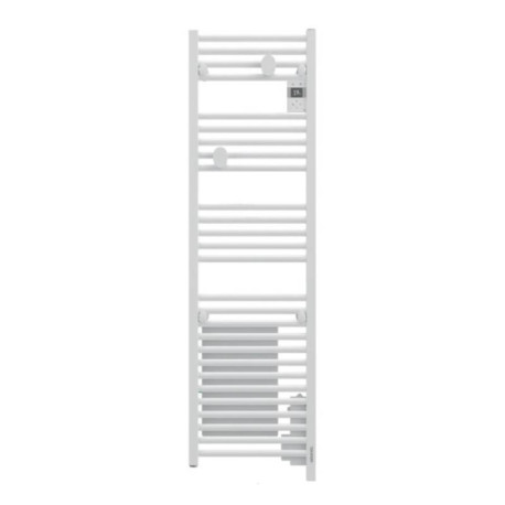 Sèche-serviettes étroit soufflant Atlantic Doris - 500 + 1000W - WI-FI - Blanc carat